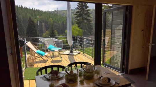 Chalet de loisirs Hédonia terrasse