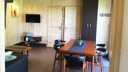 chalet en bois habitable tout équipé