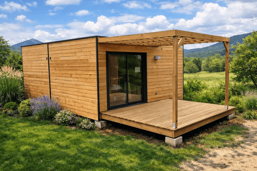 Chambre d’hôtes 16m2 en Auvergne sur un terrain privé