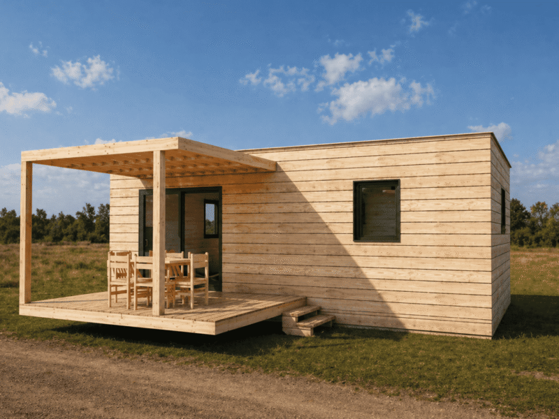 Chalet Artémis 35m2 vue 3D