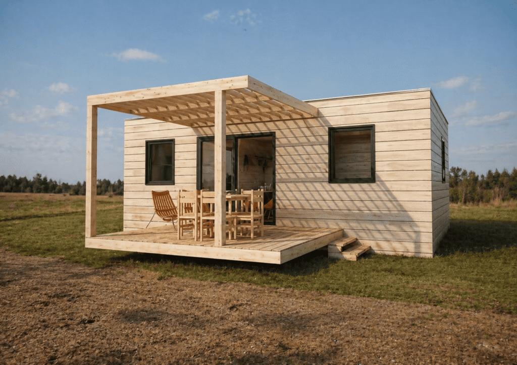 Chalet Cynthia 35m2 vue 3D