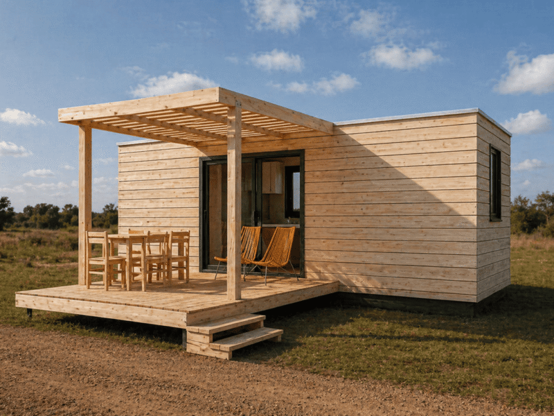 Chalet Ophélia 20m2 vue 3D