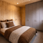 Chambre douillette du chalet Artémis 35m2