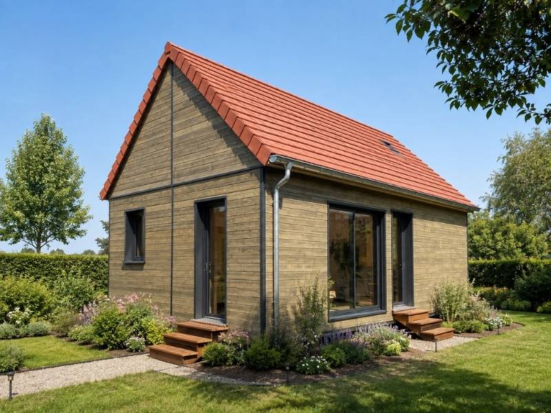 Chalet bois avec mezzanine Hédonia