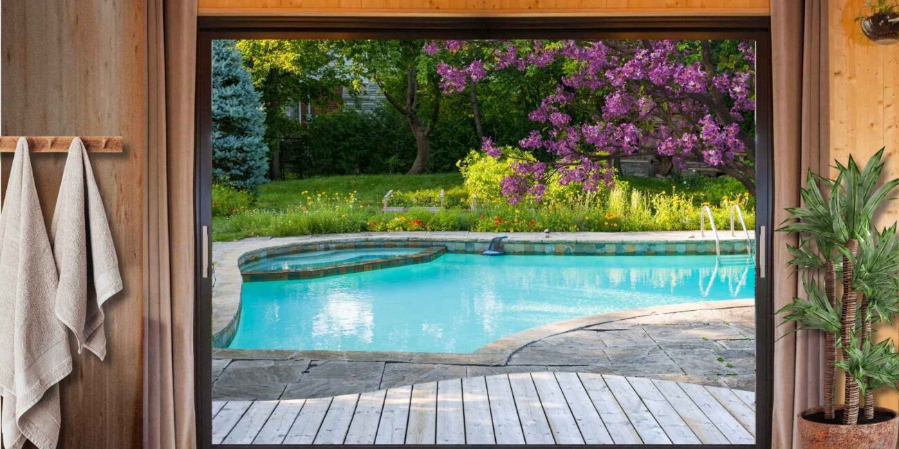 Pool house bois clé en main