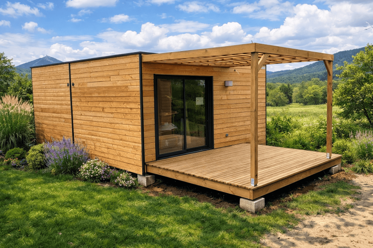 Chambre d’hôtes 16m2 en Auvergne sur un terrain privé