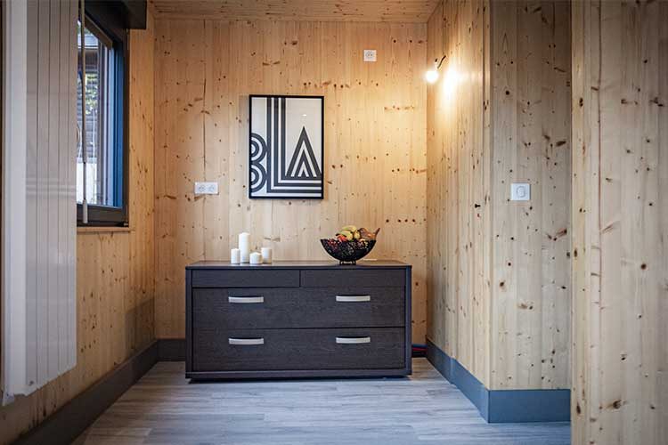 Chalet de jardin, 40m2, toit plat, Alsace