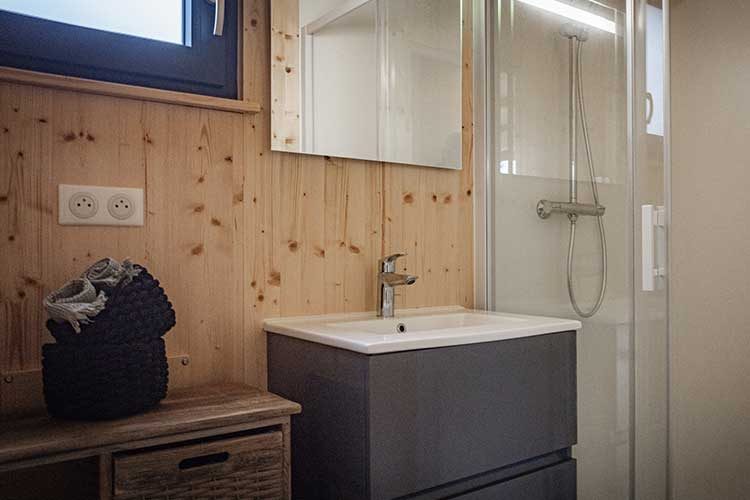 Chalet de jardin, 40m2, toit plat, Alsace