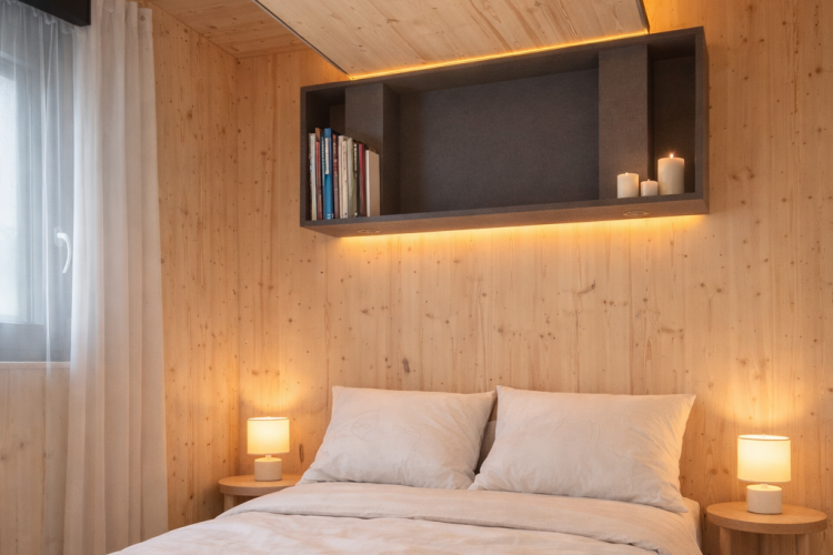 Chambre chalet Sybilla 40m2