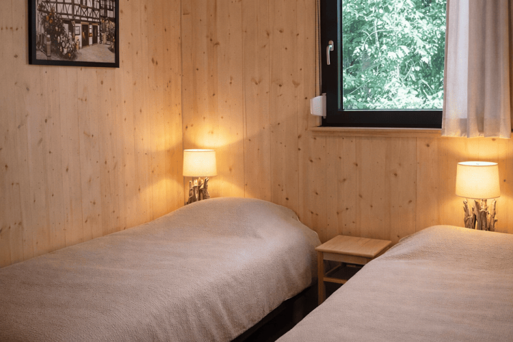 Chambre de gîte avec 2 lits