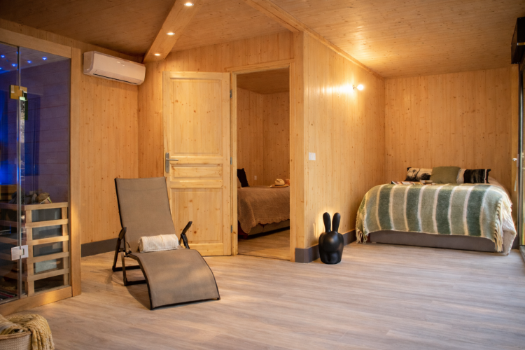 Espace bien-être avec sauna