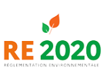 Logo RE2020, norme environnementale, performance énergétique, bien isolé