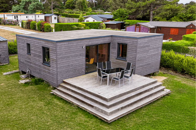 Chalet de loisirs 50m2 en Bretagne dans un Parc Résidentiel de loisirs