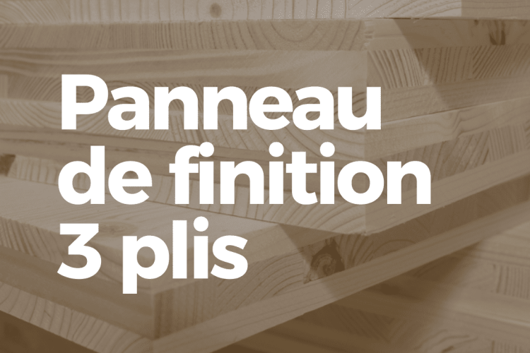 Panneau finition 3 plis